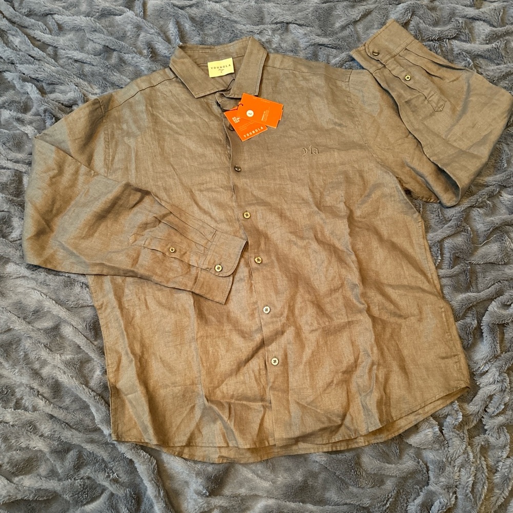 YoungLA men’s button down NWT